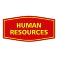 thumbnail image 1 of Fancy Human Resources Sign (Red/Yellow) - Large, 1 of 1