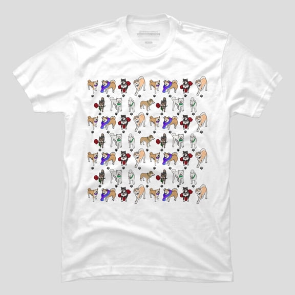 Fancy Inus Funny Shiba Inu Dog Graphic T-shirt M2983872, Up to Size 5XL