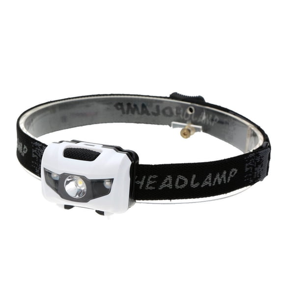 Fancy LED Headlamp Flashlight with Carrying Case, Head Lamp,Waterproof Running Headlamp,Bright Headlight for Adults, Kids, Camping, Jogging, Reading, Runner, Only (NO AAA Battery) White
