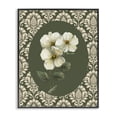 thumbnail image 1 of Stupell Industries Fancy Lace White Flowers Black Framed Giclee Art, design by Nan, 30 x 24, 1 of 8