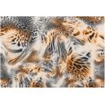 thumbnail image 1 of Fancy Leopard Bathroom Rug Rectangular Bath Mat Non Slip Bath Rugs Absorbent Shaggy Bathmats for Sink Shower 16" x 24" Home Decor, 1 of 7