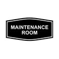 thumbnail image 1 of Fancy Maintenance Room Sign (Black) - Small, 1 of 5