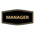 thumbnail image 1 of Fancy Manager Sign (Black/Gold) - Large, 1 of 1