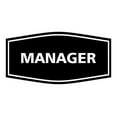 thumbnail image 1 of Fancy Manager Sign (Black) - Small, 1 of 1