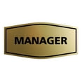 thumbnail image 1 of Fancy Manager Sign (Brushed Gold) - Small, 1 of 1
