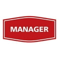 thumbnail image 1 of Fancy Manager Sign (Red) - Small, 1 of 1