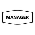 thumbnail image 1 of Fancy Manager Sign (White) - Large, 1 of 1