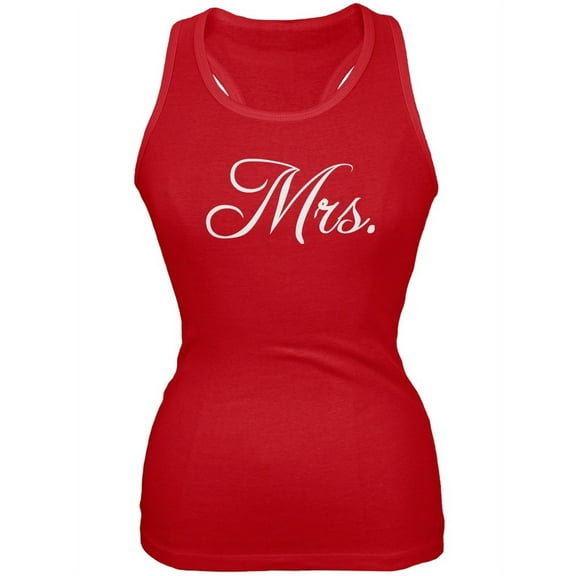 Fancy Mrs. Red Juniors Soft Tank Top - 2X-Large