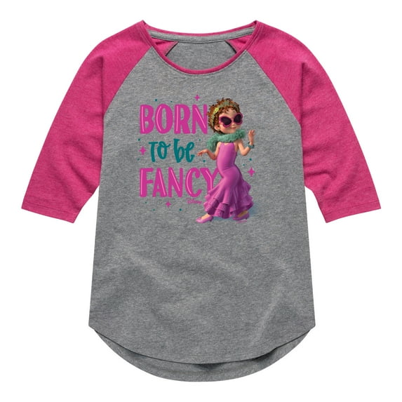 Fancy Nancy - Born To Be Fancy - Toddler And Youth Girls Raglan Graphic T-Shirt