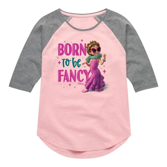 Fancy Nancy - Born To Be Fancy - Toddler And Youth Girls Raglan Graphic T-Shirt