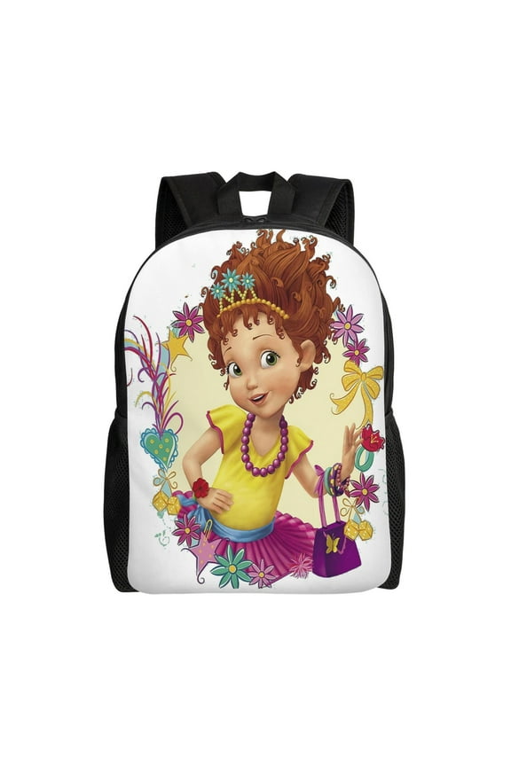 Fancy Nancy Cartoon Backpack Cute Large Capacity Casual School Unisex Laptop Bags Travel Sports Daypack Bookbags