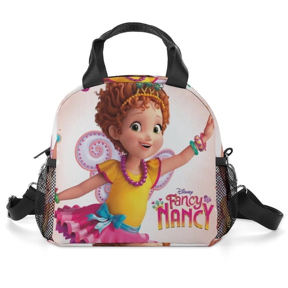 Fancy Nancy Lunch Bag Insulated, Lunch Box Bag Reusable Lunch Tote Bag, Lunch Box Container Bag Insulated for Work, Office, Travel, Picnic