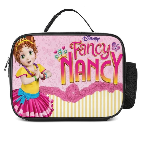 Fancy Nancy Lunch Bag Insulated, Lunch Box Bag Reusable Lunch Tote Bag, Lunch Box Container Bag Insulated for Work, Office, Travel, Picnic