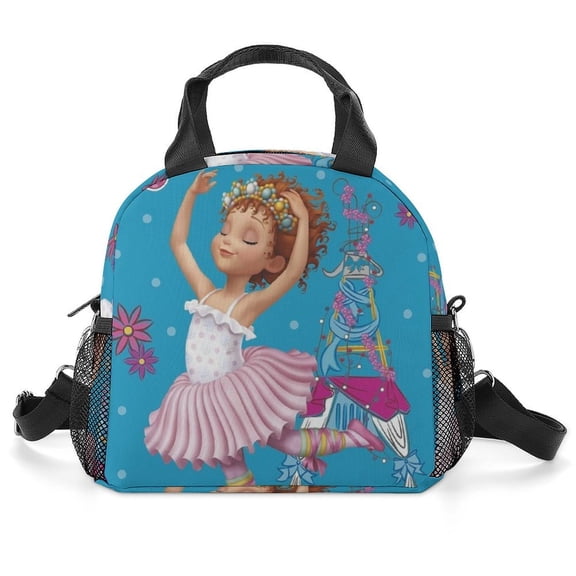 Fancy Nancy Lunch Bag Insulated, Lunch Box Bag Reusable Lunch Tote Bag, Lunch Box Container Bag Insulated for Work, Office, Travel, Picnic