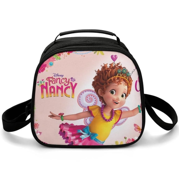 Fancy Nancy Lunch Bag Insulated, Lunch Box Bag Reusable Lunch Tote Bag, Lunch Box Container Bag Insulated for Work, Office, Travel, Picnic