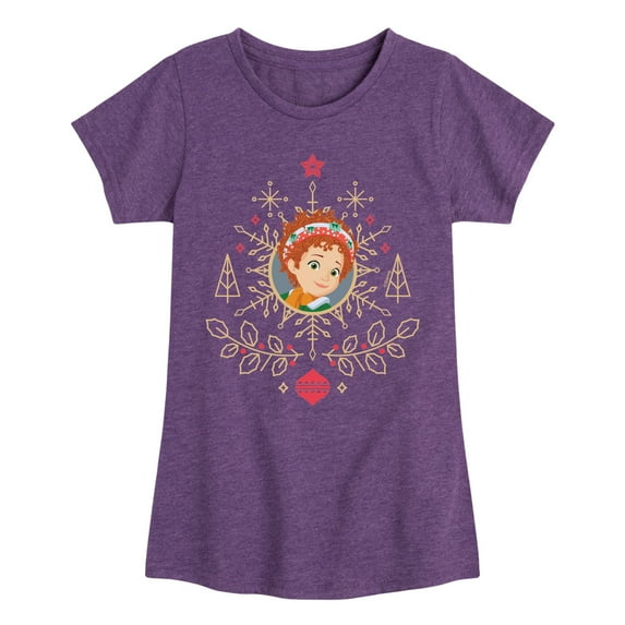 Fancy Nancy - Nancy Snowflake - Girls Toddler And Youth Fitted Short Sleeve Graphic T-Shirt