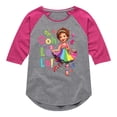 thumbnail image 1 of Fancy Nancy - Ooh La La - Toddler And Youth Girls Raglan Graphic T-Shirt, 1 of 5