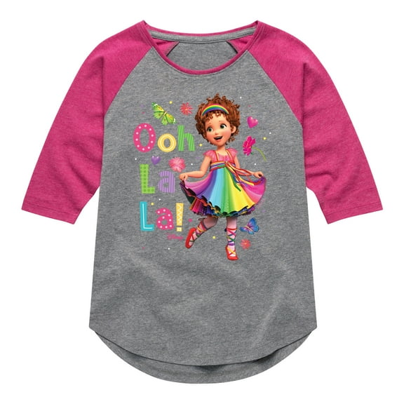 Fancy Nancy - Ooh La La - Toddler And Youth Girls Raglan Graphic T-Shirt
