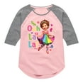 thumbnail image 1 of Fancy Nancy - Ooh La La - Toddler And Youth Girls Raglan Graphic T-Shirt, 1 of 5