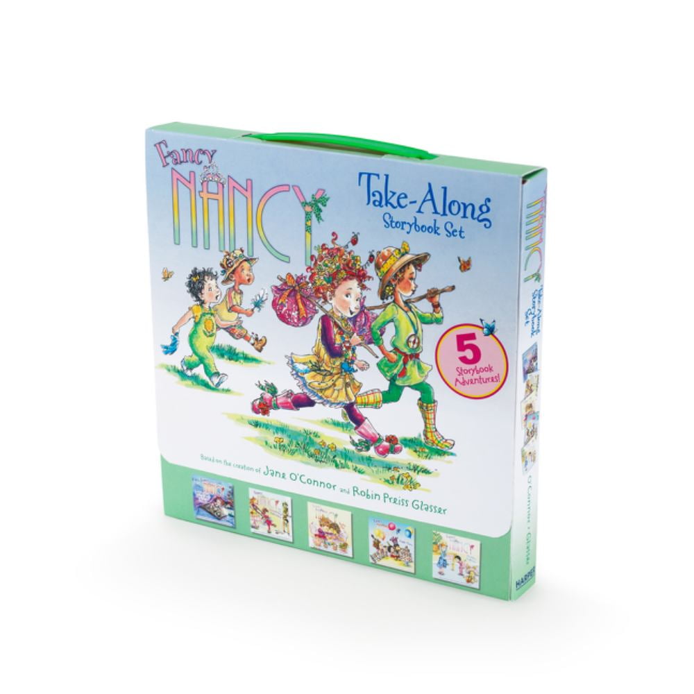 絵本セット8188 Fancy Nancy Fancy Nancy Take-Along Storybook Set, 5 Storybooks, Portable Box