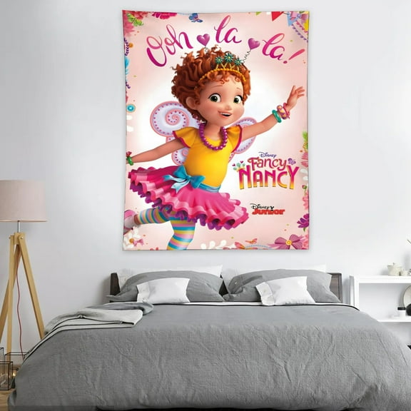 Fancy Nancy Tapestry - Poster Decoration Wall Art Background Large Bedroom Hanging Birthday Party Decoration 30x40in