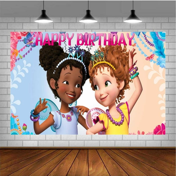 Fancy Nancy Banner Poster Wall Decor Birthday Backdrop Background Party Supplies Taspestry