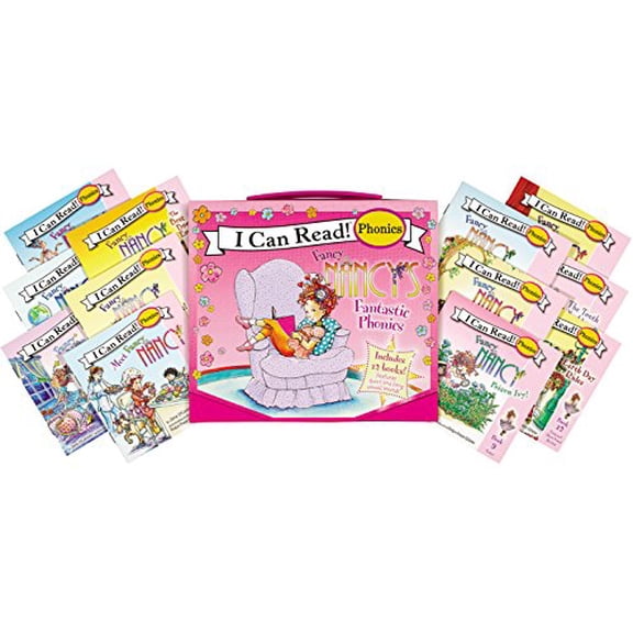 Pre-Owned Fancy Nancy's 12-Book Fantastic Phonics Fun!: Includes 12 Mini-Books Featuring Short and Long Vowel Sounds (My First I Can Read) Paperback