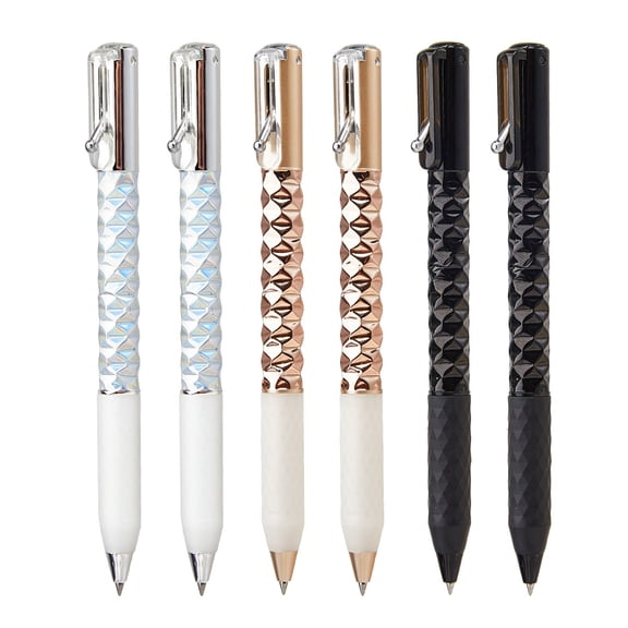 Fancy One Click Deformation Fidget Pen,Creative Geometric Metal Deforming Ballpoint Pens for Fluid writing, unique styling, Gift for Office, Christmas, Birthday