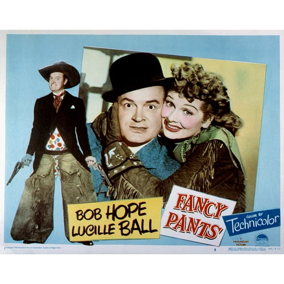 Fancy Pants Bob Hope Lucille Ball 1950. Movie Poster Masterprint (14 x 11)