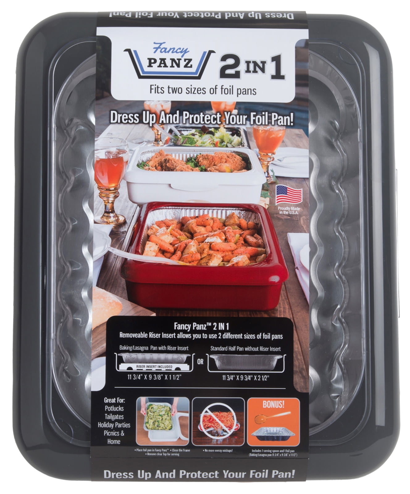 Charcoal Fancy Panz 2 in 1™ – Foil Pan Covers
