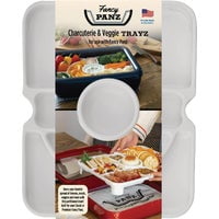 Fancy Panz Fancy Panz White Charcuterie & Veggie Trayz Insert