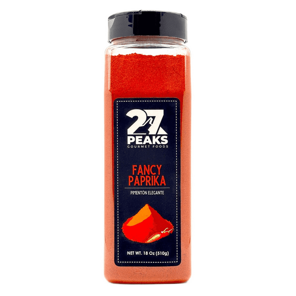 27 Peaks Gourmet All Natural Fancy Paprika Powder, 18 oz Bottle