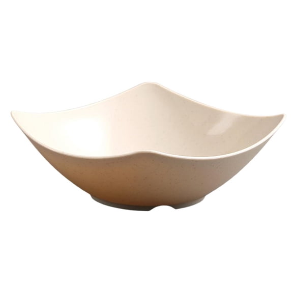 Fancy Plastic Bowl, 4 Square Household Soup Bowls,Serving Bowls Containers Snack, Chips for Parties, Buffet,