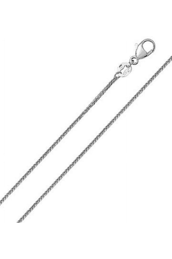 Fancy Platinum 950 Women Wheat Chain - 18 inch