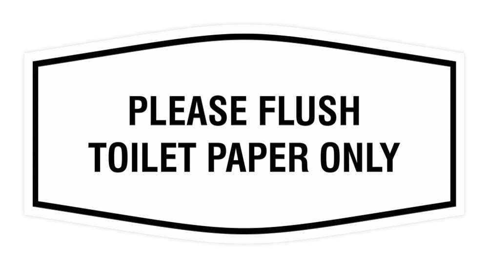 fancy-please-flush-toilet-paper-only-sign-white-medium-walmart-com for Please Flush Toilet Sign Printable Free Fancy Please Flush Toilet Paper Only Sign (White) - Medium - Walmart.com for Please Flush Toilet Sign Printable Free