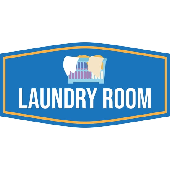 Fancy Plus Laundry Room Wall or Door Sign | Business and Workplace Signage - Large