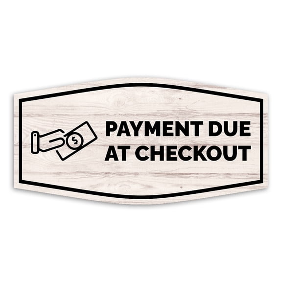 Fancy Plus Payment Plans Available Wall or Door Sign | Reception Clinic Signs - Small