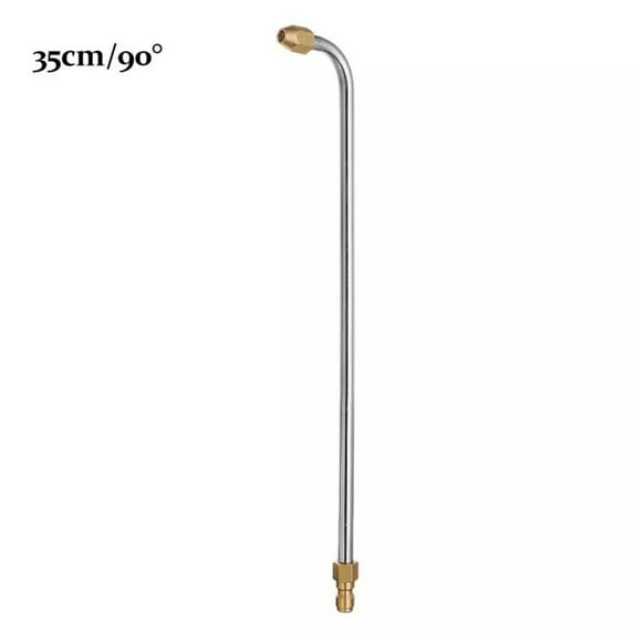 Fancy Pressure Washer Gutter Cleaner Attachment, Power Washer Extension Wand, 90 Degree Curved Rod, 1/4 inch Quick Connect 35cm