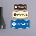 thumbnail image 1 of Fancy Private (Key) Sign (Black) - Large, 1 of 4