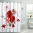 thumbnail image 1 of Fancy Roses Shower Curtain, 1 of 1