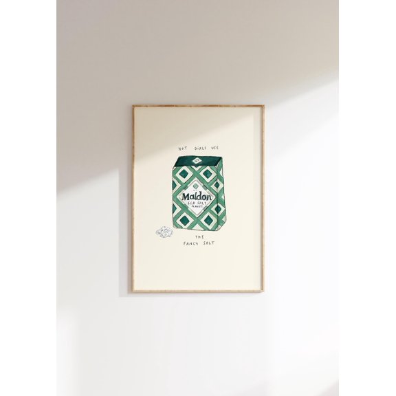 Fancy Salt Kitchen Food Wall Art Home Decor