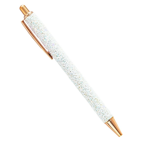 Fancy Sequins Pen Metal Ballpoint Pen for Women Colorful Metal Retractable Pen 1.0mm Smooth to Write for Writing