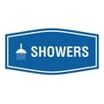 thumbnail image 1 of Fancy Showers Sign (Blue) - Medium, 1 of 5