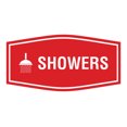 thumbnail image 1 of Fancy Showers Sign (Red) - Medium, 1 of 5