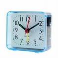 thumbnail image 1 of Fancy Silent Alarm Clock Non Ticking, Quartz Battery Operated Wake Up Clocks Blue, 1 of 6
