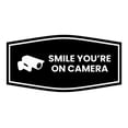 thumbnail image 1 of Fancy Smile You're On Camera Sign (Black) - Large, 1 of 5