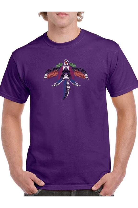 Fancy Spirit Chinese Phoenix T-Shirt Men -Image by Shutterstock, Male 4X-Large