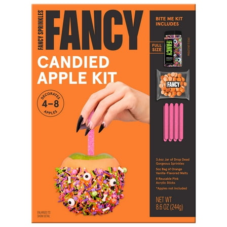 Fancy Sprinkles Bite Me Candied Apple Kit with Sprinkles and Melts, 8.6 oz