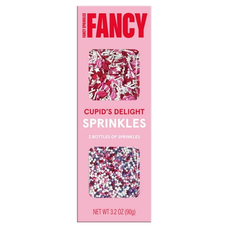 Fancy Sprinkles Cupid's Delight Valentine's Dessert Sprinkle Set, 3.9 oz, 2 Pack