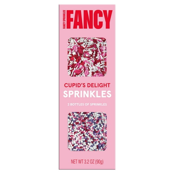 Fancy Sprinkles Cupid's Delight Valentine's Dessert Sprinkle Set, 3.9 oz, 2 Pack